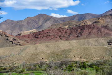 The red village Abyaneh, near Isfahan, Iran