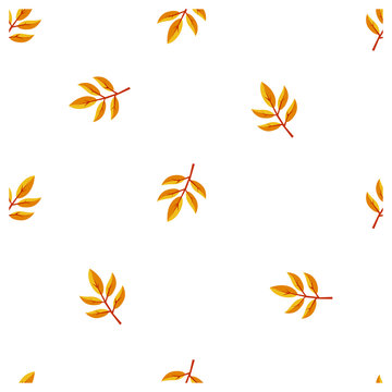 simple seamless pattern a leaf design vector