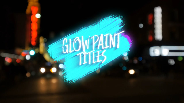 Glow Paint Titles