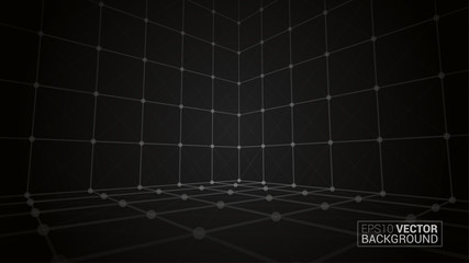 Cube icon Dark Creative Background