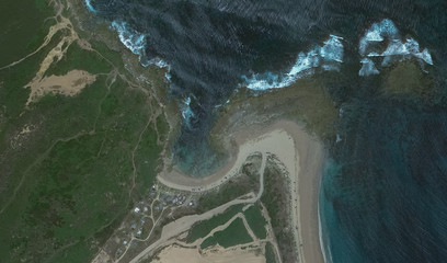 coast of the Australian city of Sydney, from a bird's eye view © ppicasso