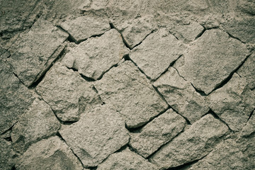Rough gray rock.