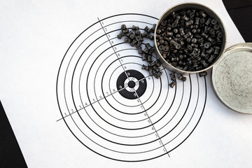 target and pellets