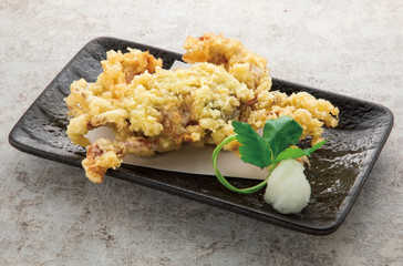 ソフトシェルクラブ天ぷら