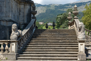 Obraz premium Staircase of the Sanctuary of Loyola, Azpeitia in Basque Country, Spain