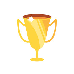 trophy cup award isolated icon
