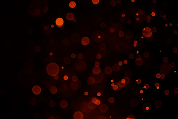 Red glitter vintage lights.