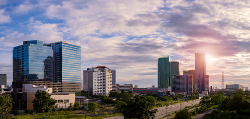 The building is equipped with glass windows.