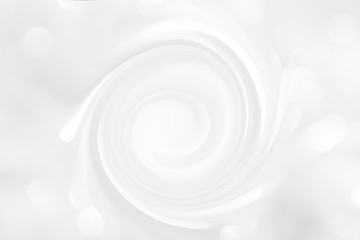 Fototapeta premium White marble texture with a spiral pattern for packaging in a modern style. Beautiful circle pattern with divorces and wavy lines in gray tones for wallpaper and screen saver, space modern theme.