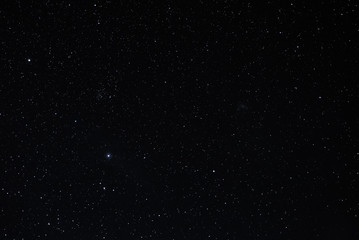 Starry sky summer night