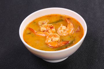 Famous Thai Tom Yam soup