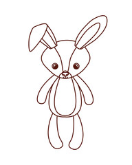 cute rabbit of stuffed baby toy