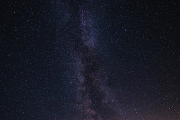 Milky way in the summer starry sky