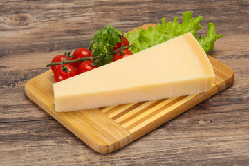 Italian traditional parmesan cheese triangle