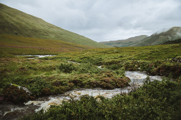 river in the mountains