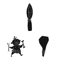 Vector design of sapiens and development icon. Collection of sapiens and age stock symbol for web.