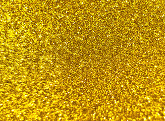 Textured golden background with glitter