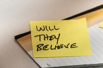 Will they believe