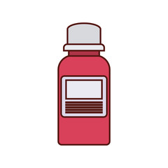 bottle drugs medicine isolated icon