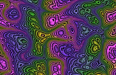 multi colorful wavy abstract pattern