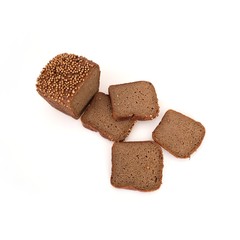 Bread isolated on a white background