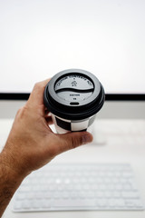 Fototapeta premium Coffee on office work