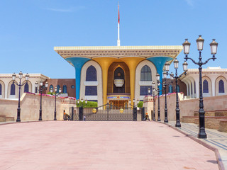 Qasr al-ʿAlam Royal Palace in Muscat (مسقط, Maskat) Sultanate of Oman