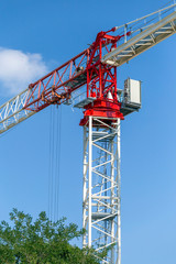 Crane on a construction site