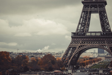 France background Eiffel tower, Paris.