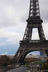 Fototapeta na wymiar France background Eiffel tower, Paris.