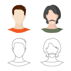Vector design of professional and photo sign. Collection of professional and profile vector icon for stock.