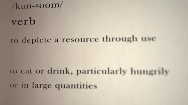 Consume Definition