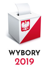 Wybory - urna wyborcza - Polska - obrazy, fototapety, plakaty