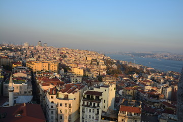 Panorama Istanbul Coucher de Soleil Turquie