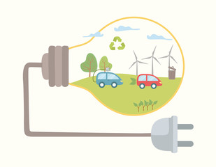 Light bulb and save energy design