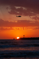 Sultry Sunset at Dog Beach in Ocean Beach
