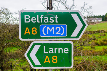 A8 Belfast to Larne Road receives £105m redevelopment © Stephen