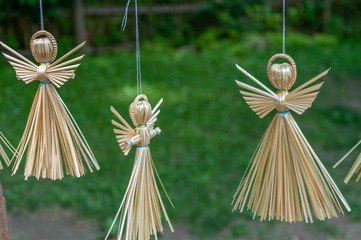 Straw figurines