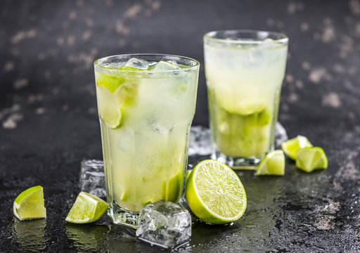 Fresh made Caipirinha