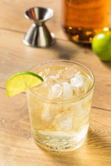 Homemade Rum and Tonic Cocktail