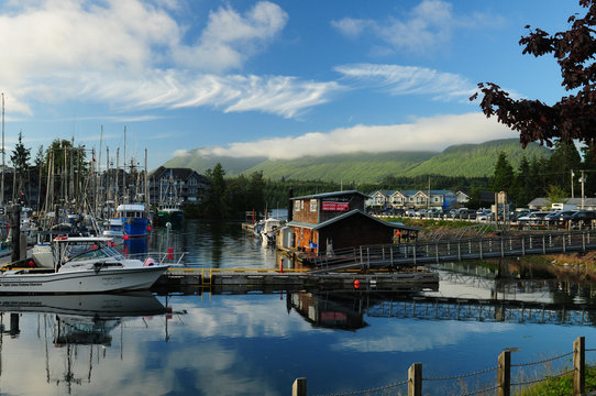 Ucluelet Harbour Vancouver Island Canada