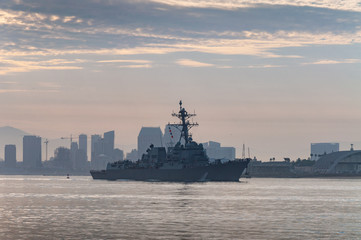 Sultry Sunrise over Downtown San Diego California