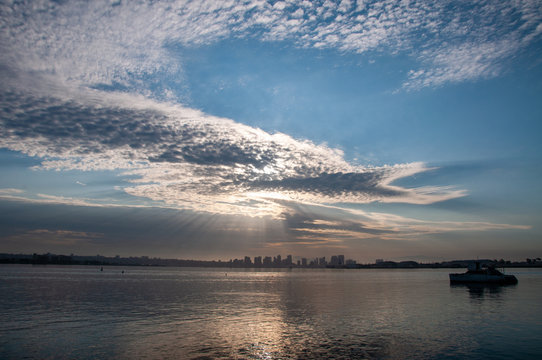 Sultry Sunrise over Downtown San Diego California