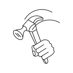 hammer tool with hand fist power