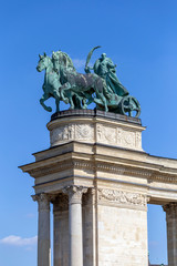 Obraz premium Hero Square in Budapest, Hungary