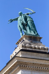 Obraz premium Hero Square in Budapest, Hungary