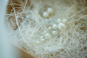 wedding accessories bride on the wedding day