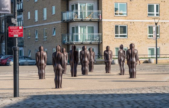 Assemply sculpture by Peter Burke in London