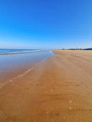 Fototapeta na wymiar Vista de Praia em Chipiona ,Cadiz Espanha