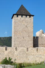 Fototapeta na wymiar Golubac Fortress - on the south side of the Danube River, Serbia